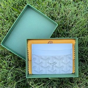 White Goyard Cardholder